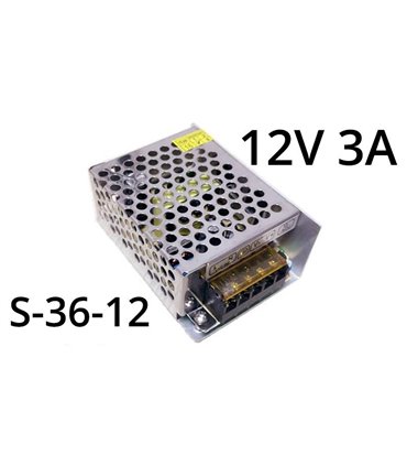 Импульсный блок питания трансформатор 12V 3A S-36-12 (15588)