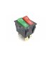 Двойной переключатель красный зеленый KCD4 16A 250V AC (12014)