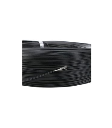 Изолированный кабель многожильный ПВХ 24AWG UL1007 черный 1м (14855)