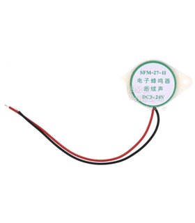 Бузер зуммер 3V-24V прерывистый звук SFM-27-2 (10045)