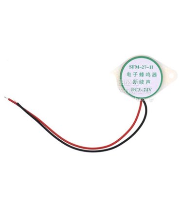 Бузер зуммер 3V-24V прерывистый звук SFM-27-2 (10045)
