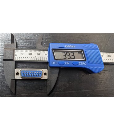 Штекер монтажный под кабель DB15 Male (19375)