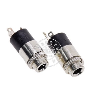 Разъем для наушников аудиоразъем 3.5мм Jack PJ-392 с гайкой (19328)