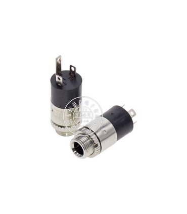 Разъем для наушников аудиоразъем 3.5мм Jack PJ-392 с гайкой (19328)