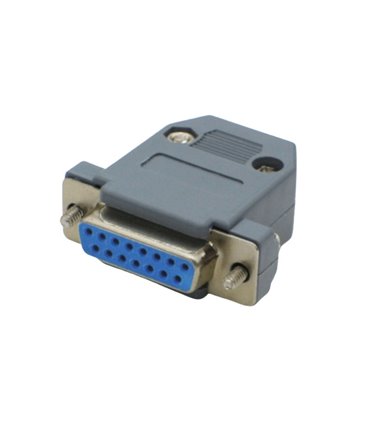 Монтажный разъем под кабель DB15 Female (19374)