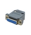 Монтажный разъем под кабель DB15 Female (19374) Монтажный разъем под кабель DB15 Female (19374)