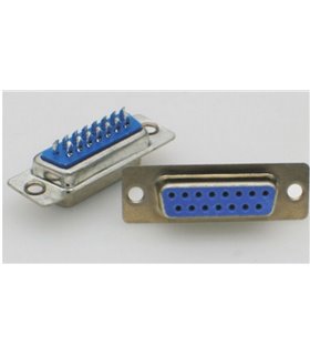 Монтажный разъем под кабель DB15 Female (19374) Монтажный разъем под кабель DB15 Female (19374)