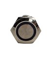 Антивандальная кнопка без фиксации 220V d22mm h24mm синяя (19474) Антивандальная кнопка без фиксации 220V d22mm h24mm синяя (19474)
