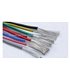 Монтажный кабель силиконовый 26awg UL3239 1.5мм 180С желтый 1м (16980)