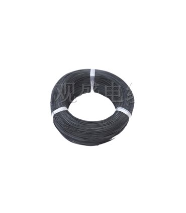 Изолированный кабель многожильный силикон 26AWG UL3239 3kV 180C черный 1м (14858)