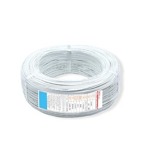 Кабель монтажный силиконовый 3239 1.3мм 28awg белый (17709)