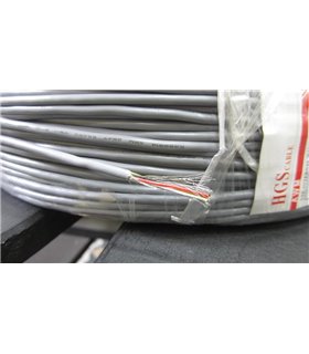 Экранирующий провод четырехжильный кабель сигнальный 2547 4C 28AWG 1m (15264)