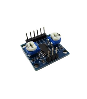 Плата цифрового усилителя с потенциометром громкости 5Wx2 стерео PAM8406 (17558)