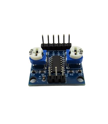 Плата цифрового усилителя с потенциометром громкости 5Wx2 стерео PAM8406 (17558)