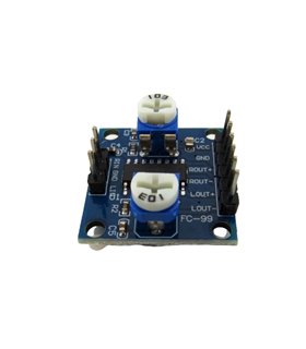 Плата цифрового усилителя с потенциометром громкости 5Wx2 стерео PAM8406 (17558)