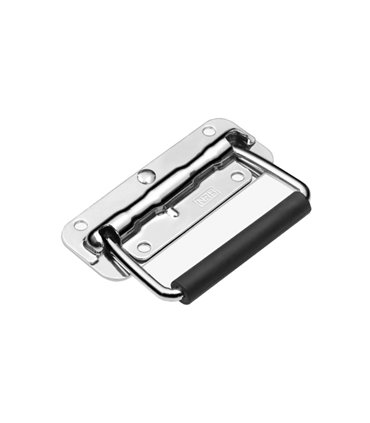 Утолщенная пружинная складная ручка из нержавеющей стали 100мм (17449)