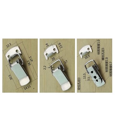 Пряжка застежка на ящик для инструментов 304 007 нержавеющая сталь (17451)