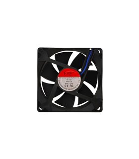 Вентилятор пластик 12V 0.2A 2.4W 8*8*2.5см 8025 (10670)