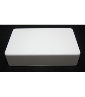 Пластиковая коробка приборный корпус 100*60*25мм белый (16274)