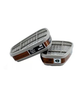 Фильтр угольный 3М 6001 от органических паров 2шт (10952) Фильтр угольный 3М 6001 от органических паров 2шт (10952)