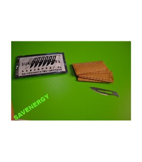 Сменное лезвие для скальпеля 10шт (10526) Сменное лезвие для скальпеля 10шт (10526)