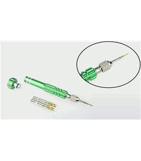 Отвертка с набором насадок 5 в 1 для разборки телефонов планшетов (14904)