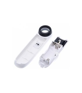 Лупа ручная с подсветкой MG6B-1 2 LED 40*21мм (17240) Лупа ручная с подсветкой MG6B-1 2 LED 40*21мм (17240)