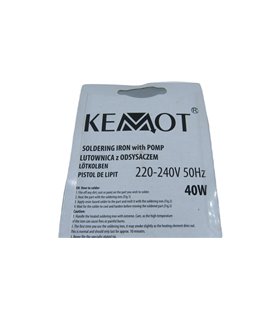 Паяльник с оловоотсосом Kemot LUT0025 ZD-211 40W 220V (18991)