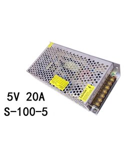 Универсальный блок питания 5V 20A S-100-5 (14355) Универсальный блок питания 5V 20A S-100-5 (14355)