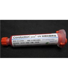 Защитная паяльная маска фоторезист Conduction CD-UV900 10мл 24г красная (12395) Защитная паяльная маска фоторезист Conduction CD-UV900 10мл 24г красная (12395)