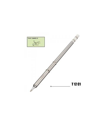 Жало паяльника Suhan T12 C1 конус со срезом 1мм (11618)