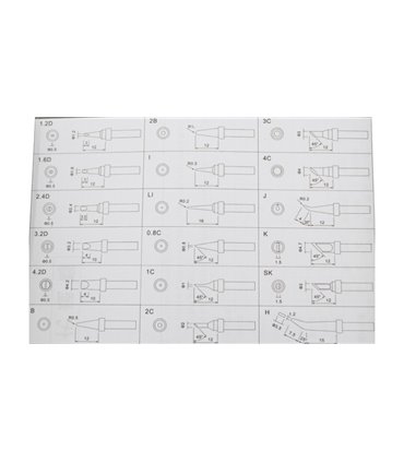 Паяльное жало 200H 203H типа 1.5C (12897)