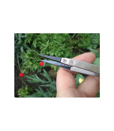 Пинцет стальной антистатический ESD-259 (11083)