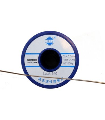 Припой Sn60Pb40 0.6мм 2.2% 1м (18632)