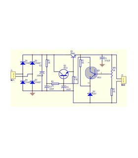 Транзисторный регулятор питания AC 12-17V DC 8-14V 500mA DIY (15026)