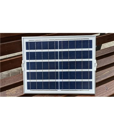 Солнечная панель 10W 6V 280*350мм XH-10W-6V с подставкой (18568)
