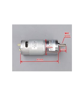 Миниатюрный двигатель реверсивный 555 DC12V регулируемая скорость (15513)