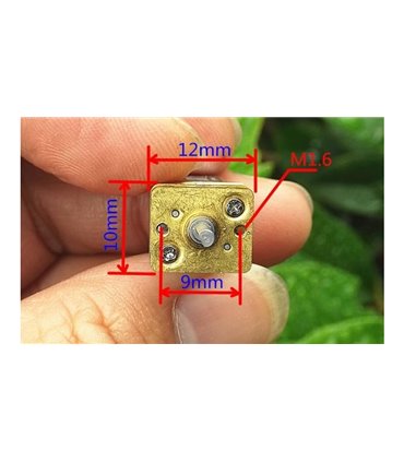 Металлический миниатюрный двигатель N20 DC 3-6V 176-348 об/мин (15045)