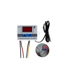 Цифровой термостат XH-W3001 0.1 градус 1500W 12V (16901)