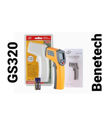 Пирометр Benetech GS320 бесконтактный термометр инфракрасный от -50 до +360 (16237)