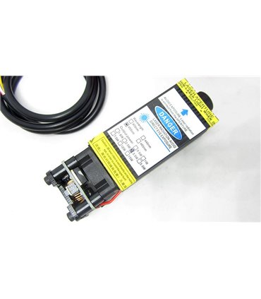 Лазерный модуль с драйвером и вентилятором 3pin PWM 450nm 3.5W (15987)