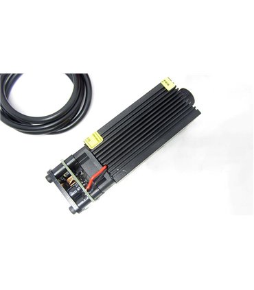 Лазерный модуль с драйвером и вентилятором 3pin PWM 450nm 3.5W (15987)