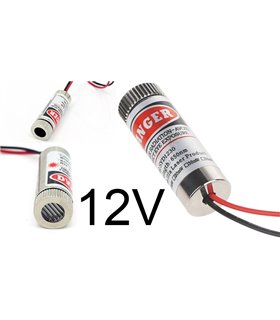 Лазерный модуль лазер крест 12V 5mW (15681)