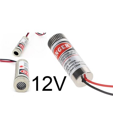 Лазерный модуль лазер крест 12V 5mW (15681)