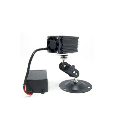 Лазерный модуль 50mW с алюминиевой подставкой и блоком питания 12V (16133)