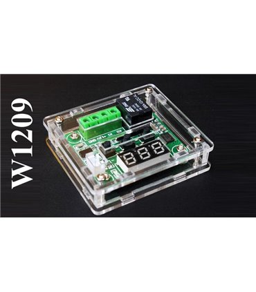 Корпус регулятора температуры XH-W1209 акриловый прозрачный (15816)