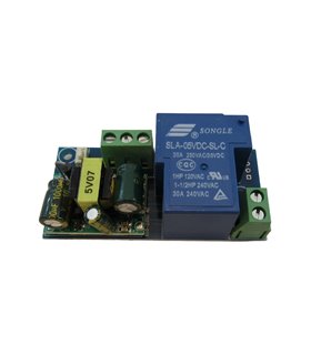 Дистанционное реле Wi-Fi модуль под умный дом 30A (18222)