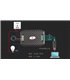 Ваттметр переменного тока Peacefair PZEM-016 RS485 Modbus 100A Split-CT (16651)