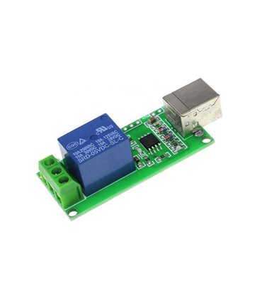 Релейный модуль 1 канал управление по USB 5V 220V 10A (17823)
