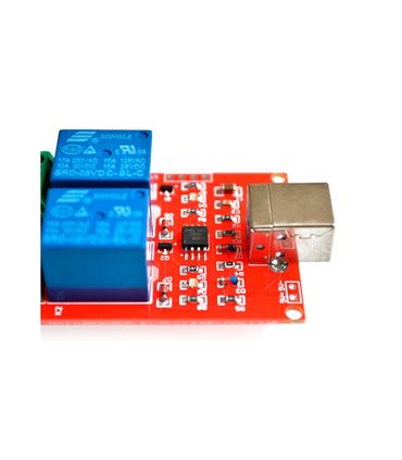 HID USB реле управления нагрузкой через компьютер 10A (14195)